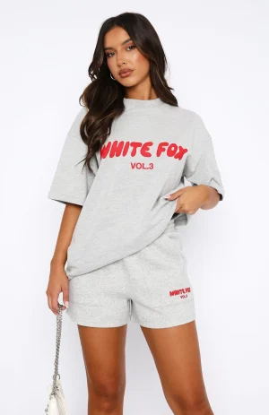 Offstage Oversized Alloy Grey Tee-1