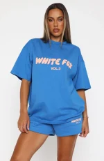 Offstage Oversized Azure Tee-1