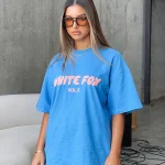 Offstage Oversized Azure Tee
