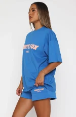 Offstage Oversized Azure Tee-2