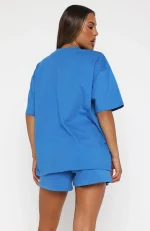 Offstage Oversized Azure Tee-3