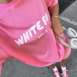 Offstage Oversized Bubblegum Tee