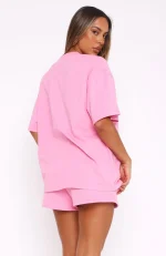 Offstage Oversized Bubblegum Tee-3