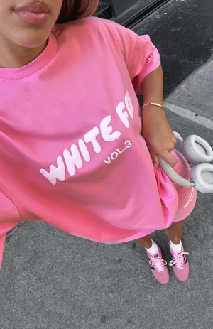 Offstage Oversized Bubblegum Tee