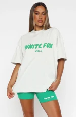 Offstage Oversized Glacier Grey Tee-1