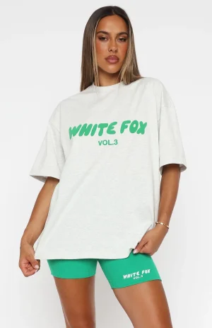 Offstage Oversized Glacier Grey Tee-1