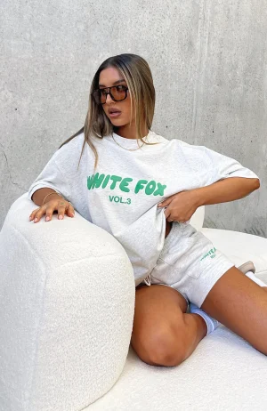 Offstage Oversized Glacier Grey Tee