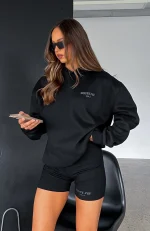 Offstage Ribbed Bike Onyx Short