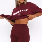 Offstage Ribbed Bike Red Velvet Short