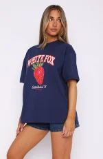 Only The Finest Oversized Navy Tee-2