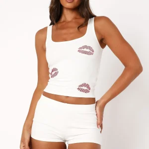 Pepper You In Kisses Booty White Short-1