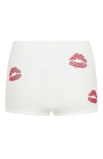 Pepper You In Kisses Booty White Short-4
