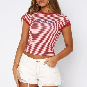 Public Attention Distressed Denim Off White Short-1