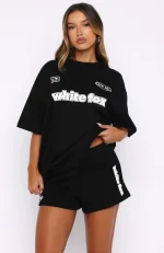 Ready To Go Lounge Black Short-1