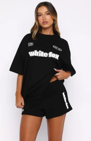 Ready To Go Lounge Black Short-1