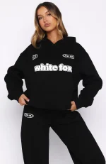Ready To Go Oversized Hoodie Black-1