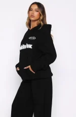 Ready To Go Oversized Hoodie Black-2