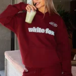 Ready To Go Oversized Hoodie Burgundy