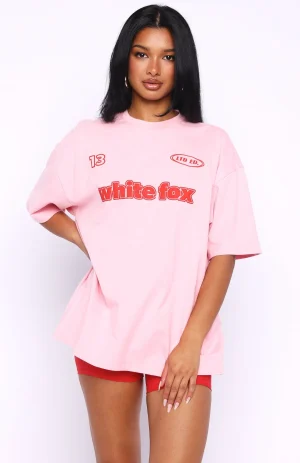 Ready To Go Oversized Pink Tee-1