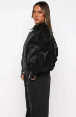 Retrograde PU Jacket Black-2