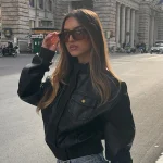 She's Sassy Pu Jacket Coffee