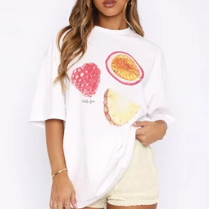 So Juicy Oversized White Tee-1