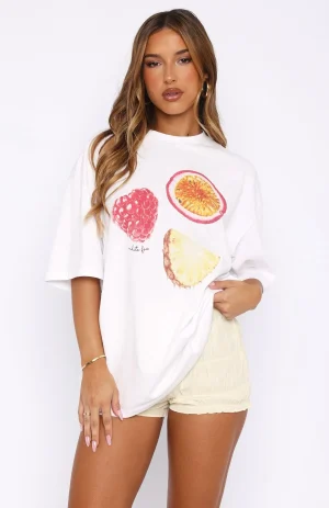 So Juicy Oversized White Tee-1