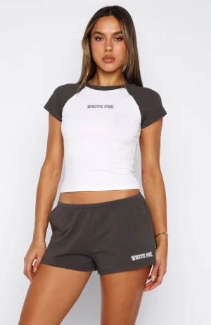 Social Season Relaxed Charcoal Short-1