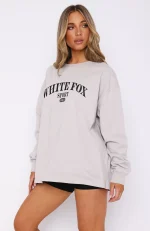 Stand With You Long Sleeve Oversized Moon Tee-2