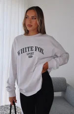 Stand With You Long Sleeve Oversized Moon Tee-4