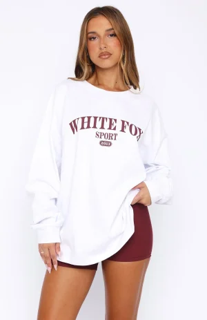 Stand With You Long Sleeve Oversized White Tee-1