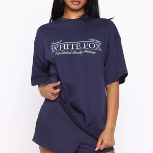 Standing My Ground Oversized Navy Tee