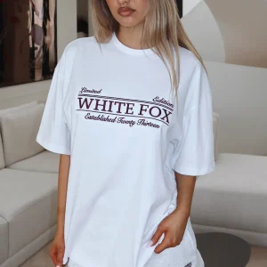 Standing My Ground Oversized White Tee