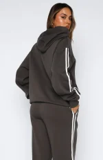 Star Student Oversized Hoodie Charcoal-3