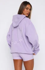 Stay Lifted Oversized Hoodie Lavender-3