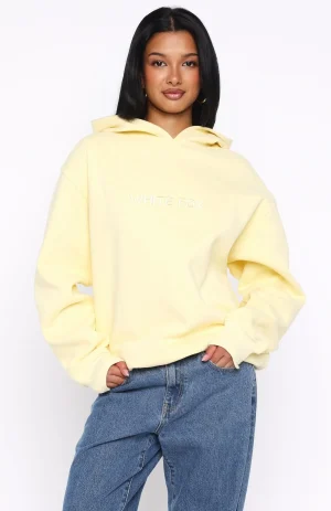 Stay Lifted Oversized Hoodie Lemon-1