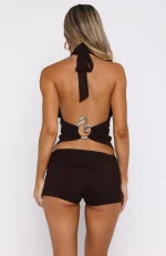 Studio Diva Mini Chocolate Short-3