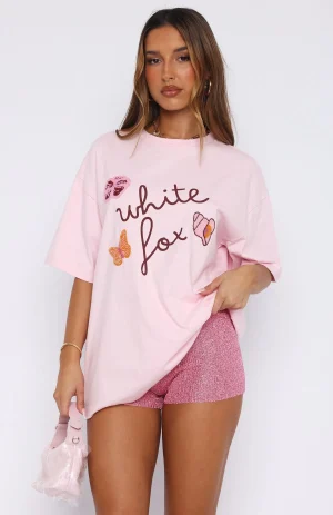 Sweet Bloom Oversized Pink Tee-1