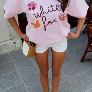 Sweet Bloom Oversized Pink Tee