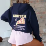 Sweeter Nights Oversized Hoodie Navy