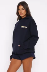 Sweeter Nights Oversized Hoodie Navy-2