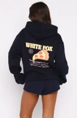 Sweeter Nights Oversized Hoodie Navy-3