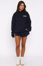 Sweeter Nights Oversized Hoodie Navy-4
