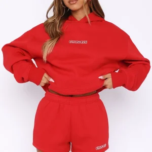 Take A Guess Lounge Red Short