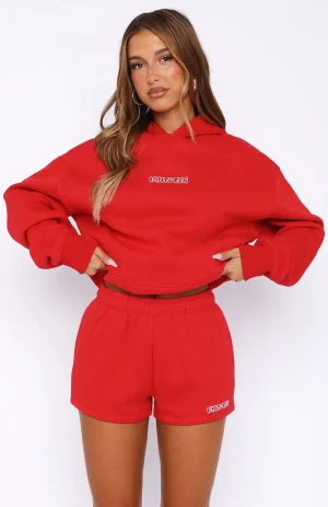 Take A Guess Lounge Red Short