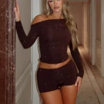 Tempted Heart Embellished Mini Chocolate Short