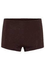 Tempted Heart Embellished Mini Chocolate Short-4