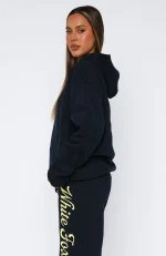 The Good Life Back Graphic Oversized Hoodie Navy-2