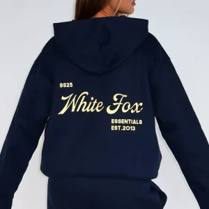 The Good Life Back Graphic Oversized Hoodie Navy