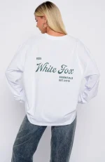 The Good Life Back Long Sleeve White Tee-3